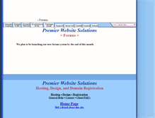 Tablet Screenshot of forums.premierwebsitesolutions.ca